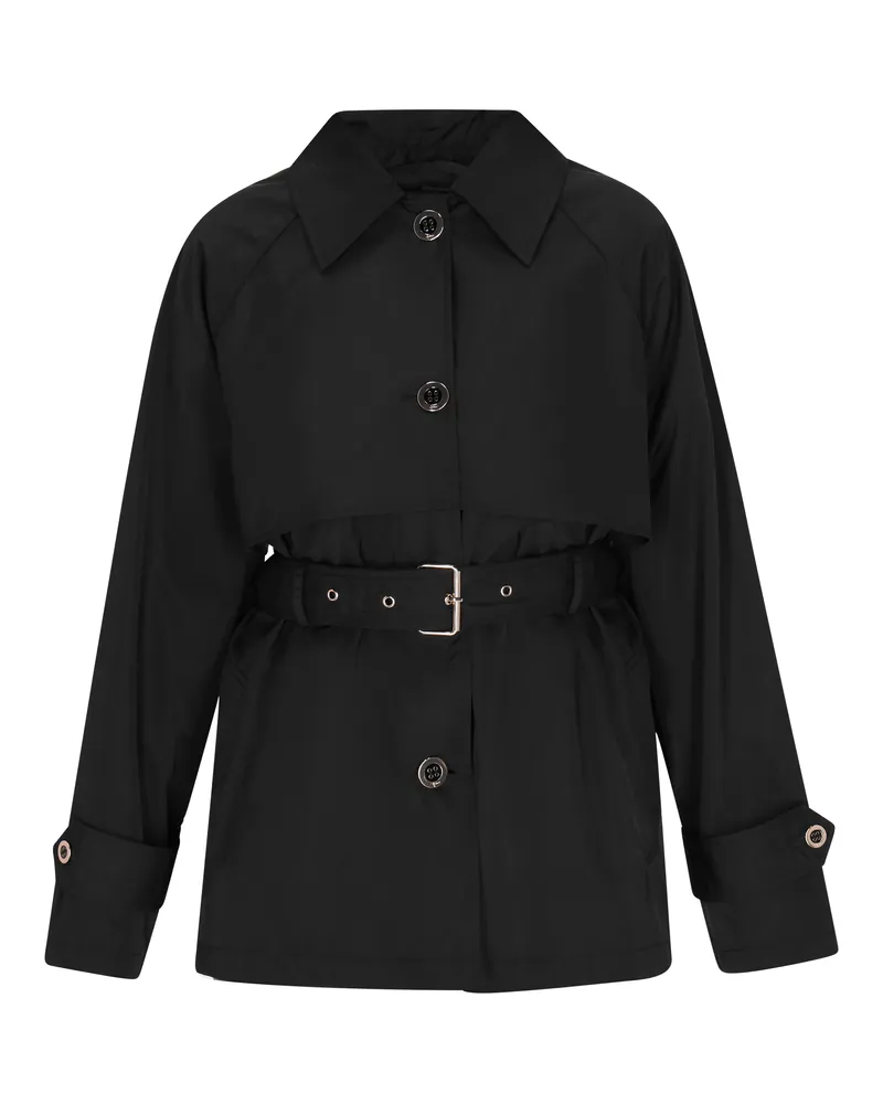 FAINA Mantel Frauen Schwarz Schwarz