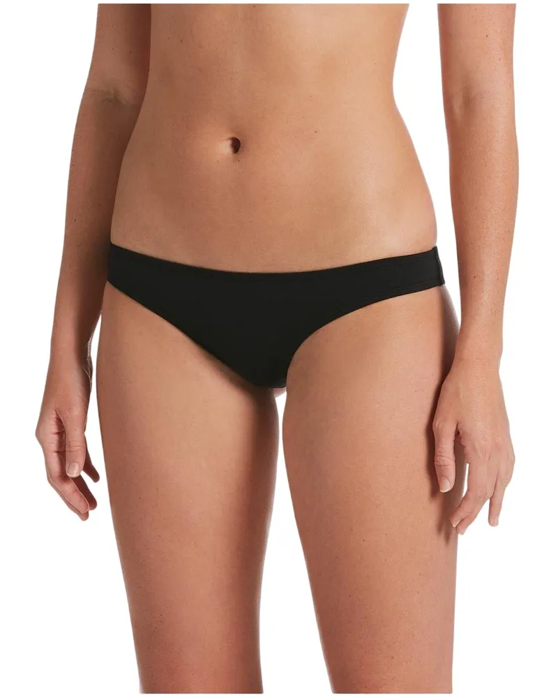 Nike Bikinihöschen für Damen, Low Rise (Schwarz Schwarz