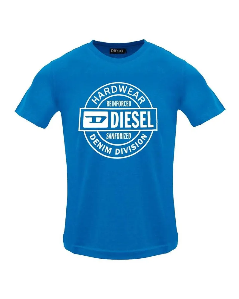 Diesel Herren Hardware Circle T-Shirt (Blauer Saphir Blau