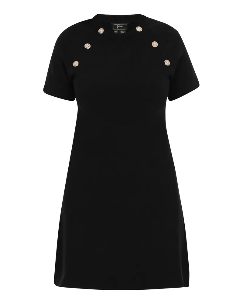 FAINA Kleid, Damen - Schwarz Schwarz