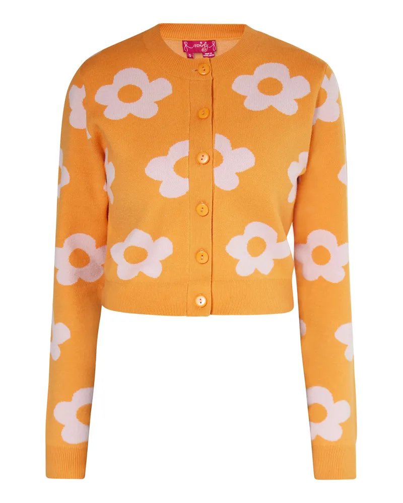 My Mo Strickjacke Frauen orange Orange