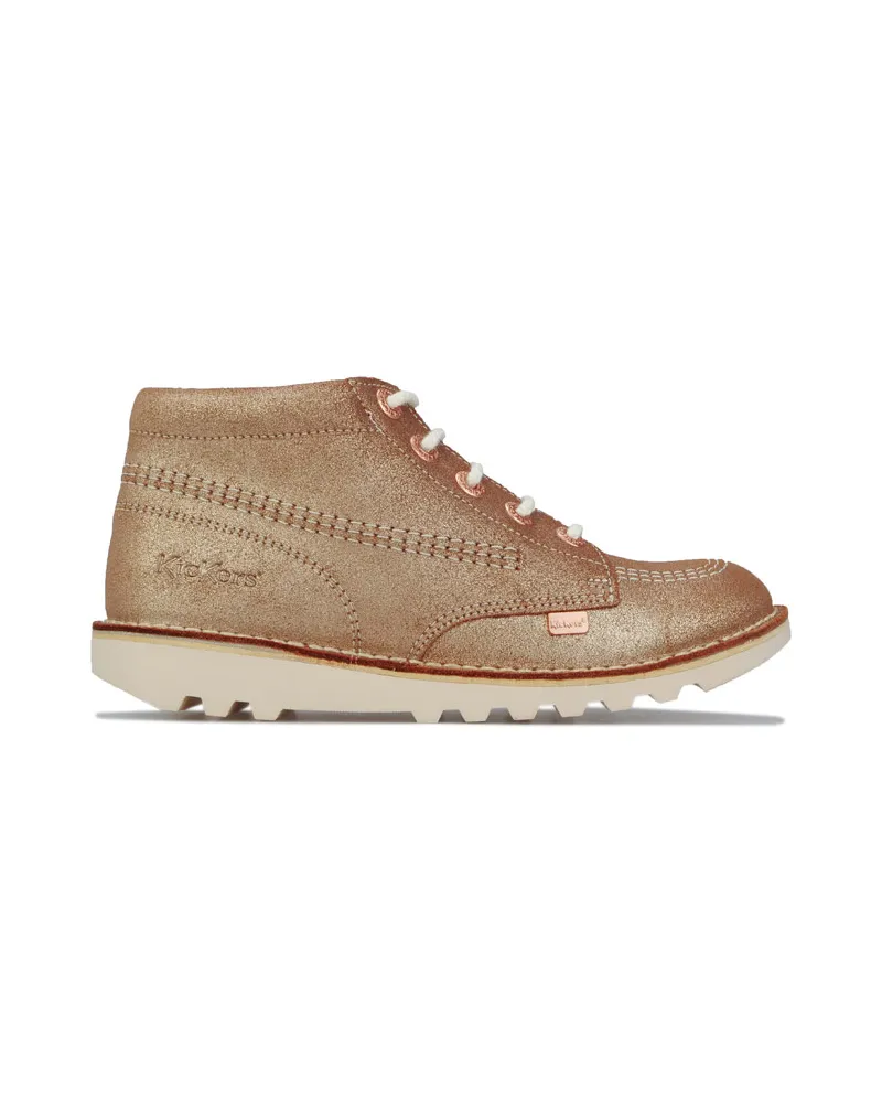 Kickers Boots Kick Hi  Pour Fille en Brun Roux Braun