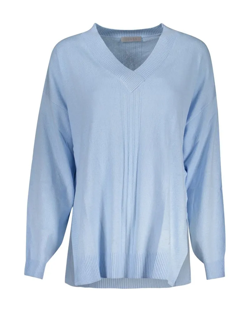 Guess Azzurro Acryl Damenpullover Blau