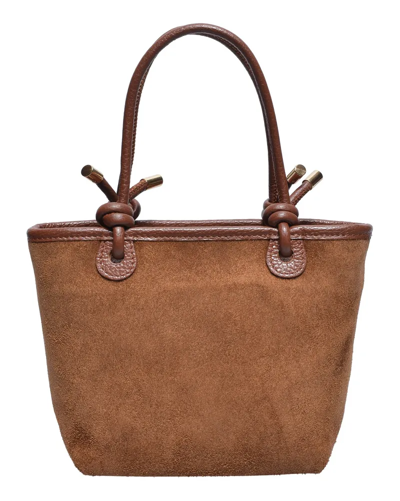 Luisa Vannini COGNAC Rindsledertasche Braun