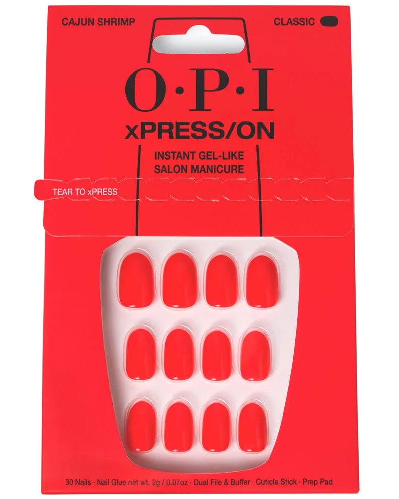 OPI Xpress/on Künstliche Nägel Iconic Shades #cajun Shrimp 30 Stk 