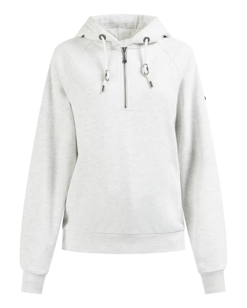 DreiMaster Kapuzenpullover Damen Grau Melange Grau