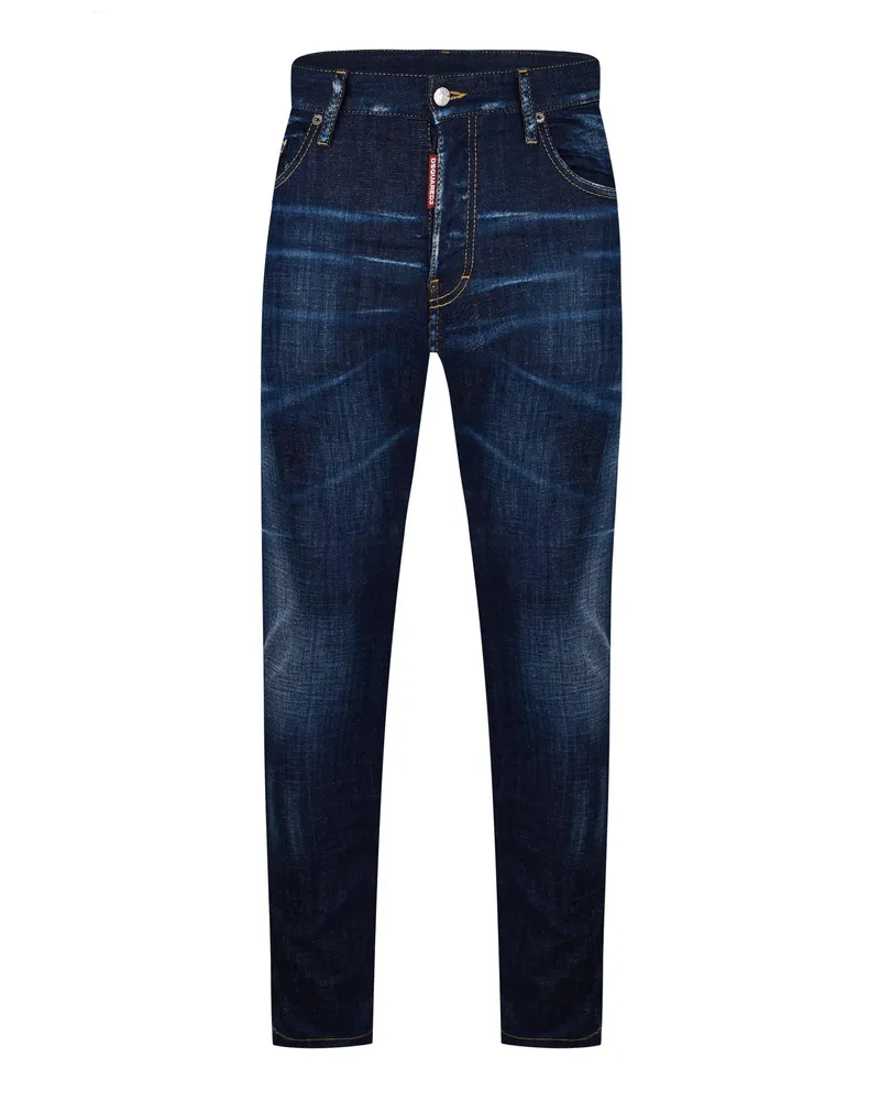 Dsquared2 Herren  Clean Wash Skater Jeans in Blau Blau