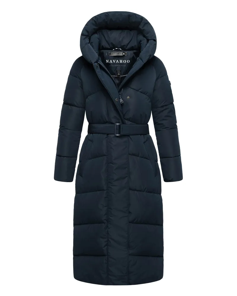 NAVAHOO Eisblick Damen Steppmantel – elegant, warm & funktional Blau