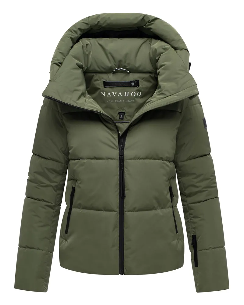 NAVAHOO Damen Steppjacke Frostherz XIV – modern, warm & funktional Grün