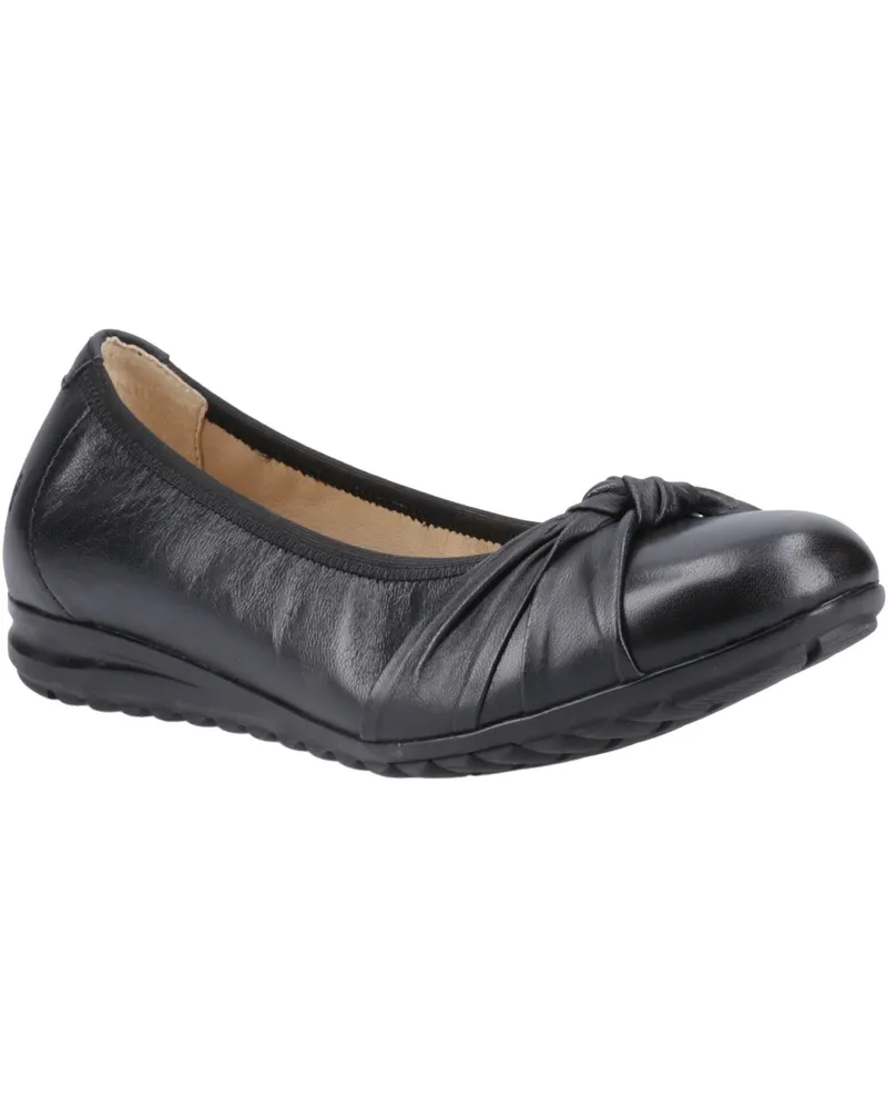 Hush Puppies Lilith Leder Damen Schwarz Normale Ballerinas Schwarz