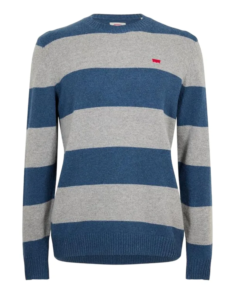 Levi's Pullover für Herren, Rundhalsausschnitt (Meeresblau Marineblau