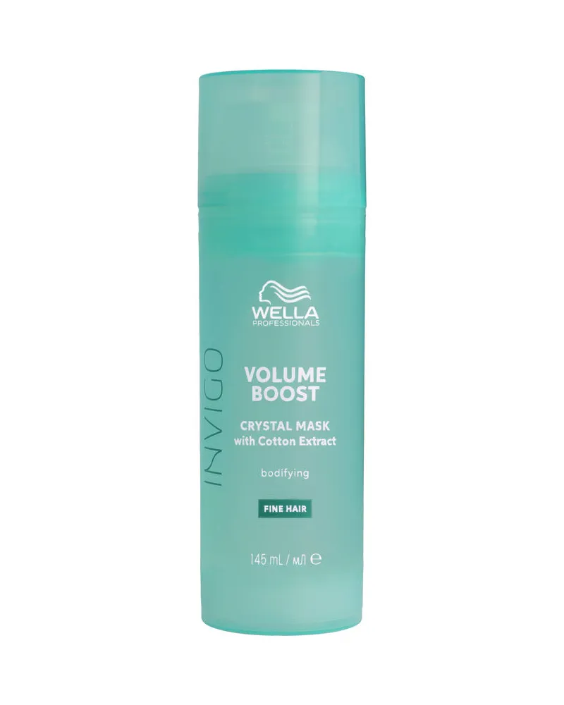 Wella Invigo Volume Boost Crystal Maske Feines Haar Ohne Volumen 145 ml 