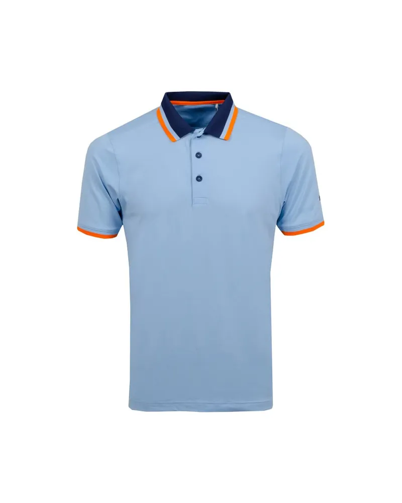 Puma X Tipped Mens Performance Fit Drycell Golf Polo -Hemd 596810 01 Blau