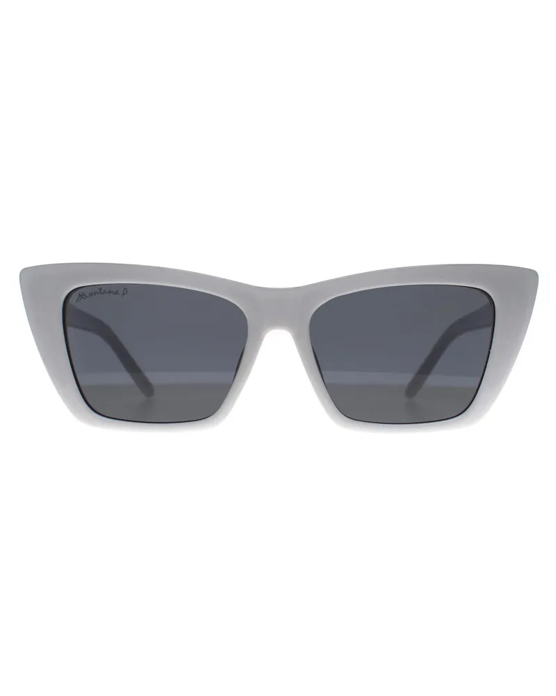Montana MP64 C weiÃŸer Rauch grau polarisierte Sonnenbrille Weiß