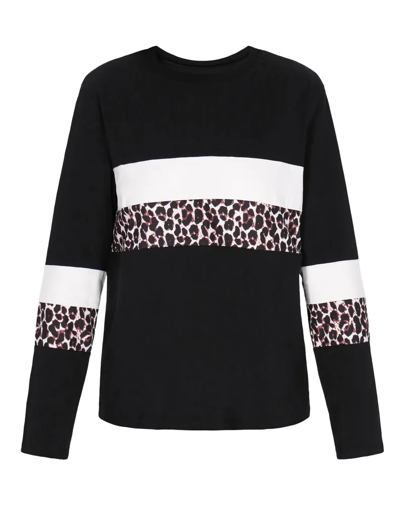 FAINA Bluse Frauen Schwarz Schwarz