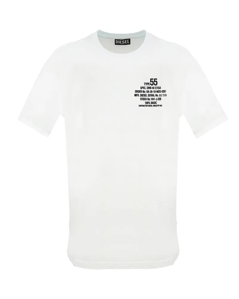 Diesel T-Shirt Men Weiß
