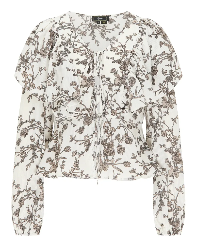 FAINA Bluse Damen weiss Weiß