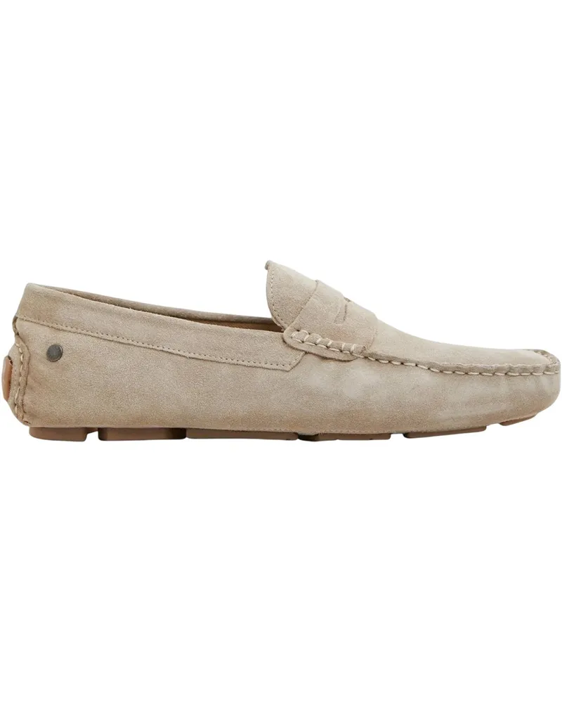 Jack & Jones Jack And Jones - "Jensen" Halbschuhe für Herren, Wildleder, Zum Anschlüpfen (Mondstrahl Khaki