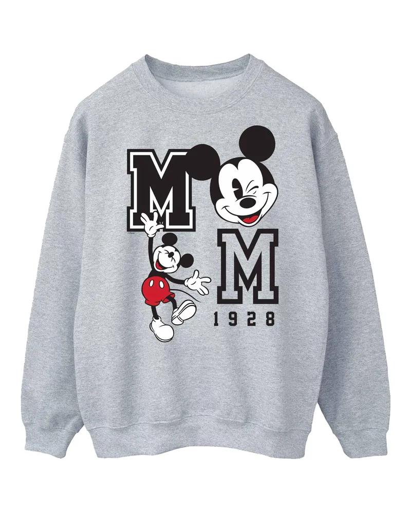 Disney Jump And Wink" Sweatshirt für Herren (Grau Hellgrau