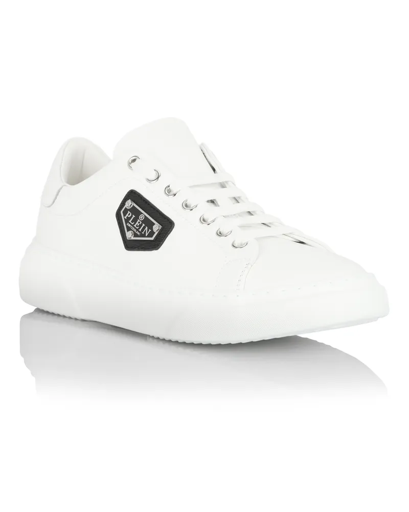 Philipp Plein Lo-Top Turnschuhe Iconic Plein Weiß