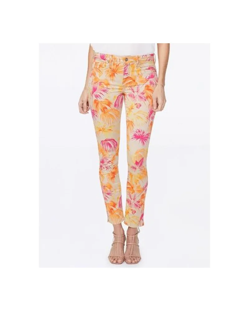 NYDJ not your daughter's Jeans  Alina Skinny Ankle Jeans Print Premium Denim | Strandgarten-Clementine Orange