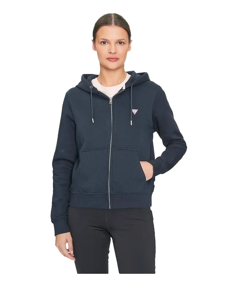 Guess Damen Mini Triangle Sweatshirt Blau