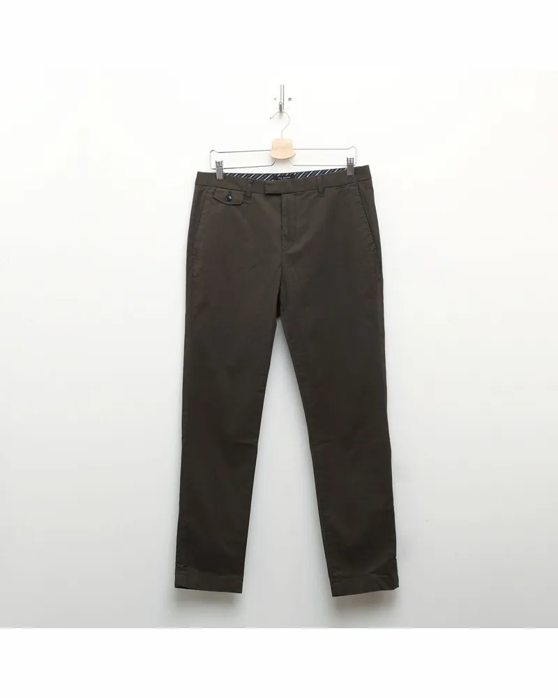 Ted Baker Pantalon Irvine Slim  Pour Homme en Kaki Khaki