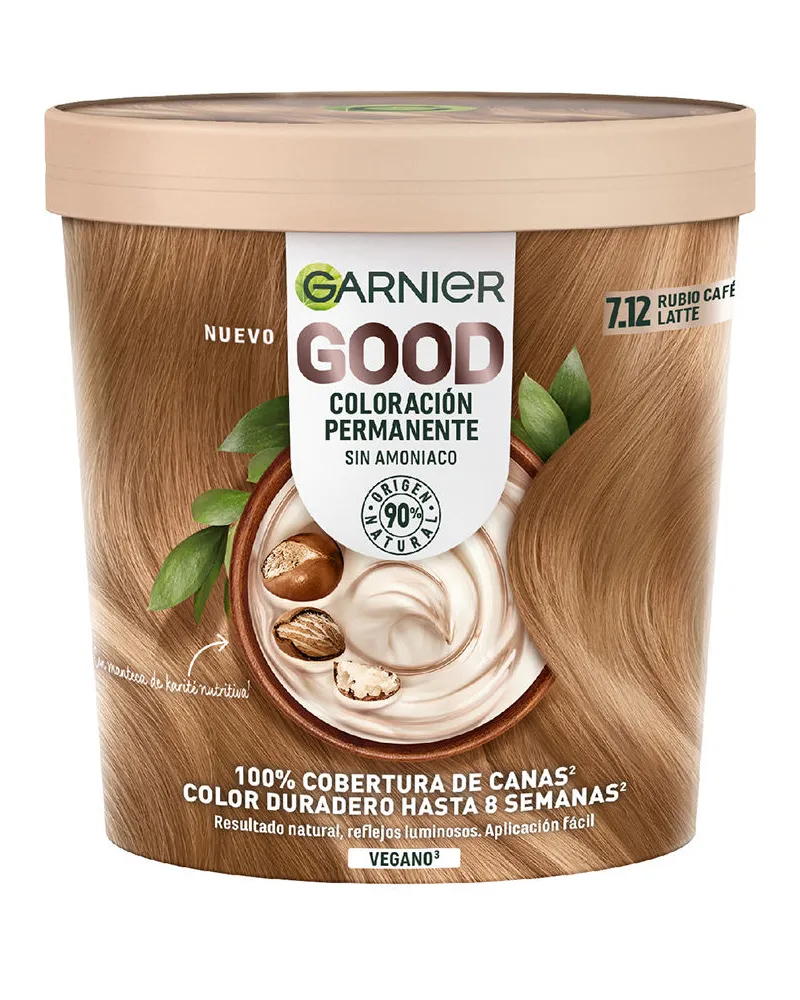Garnier Good Permanente Farbe #7.12 Latte Blonde 217 ml 