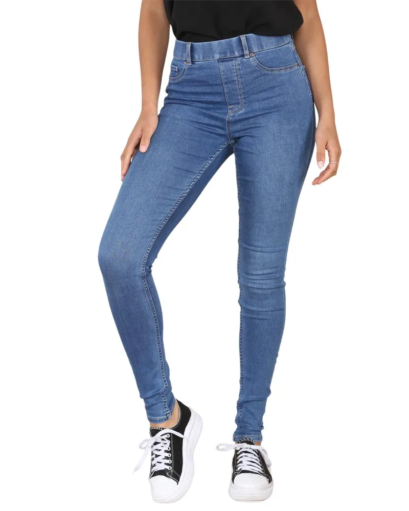 New Look Damen Emilee Jeggings in Blau Blau