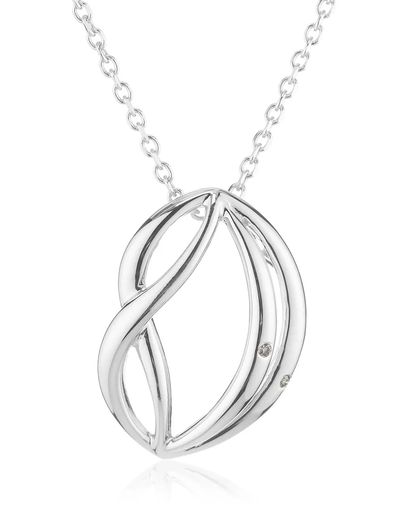 Orphelia Damen-Kette aus 925er Sterlingsilber mit Anhänger – Silber ZH-4641 Silber