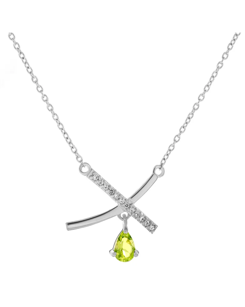 Orphelia Charlotte' Halskette für Damen, 925 Sterlingsilber, Silber ZK-7580/P Silber