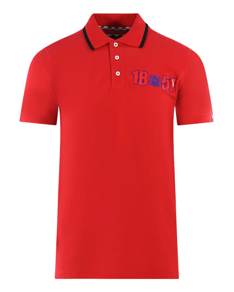 Aquascutum London 1851 Rotes Poloshirt Rot