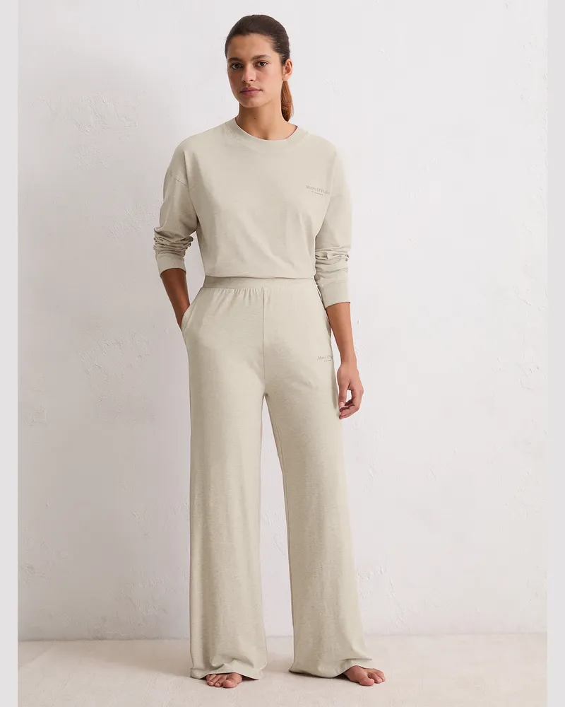 Marc O'Polo Pyjamahose M-Line Grau