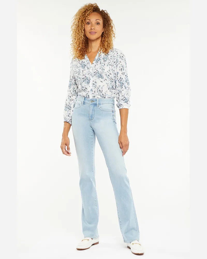 NYDJ not your daughter's Jeans  Marilyn Straight Jeans Hellblaue Premium-Denim | Northstar Hellblau