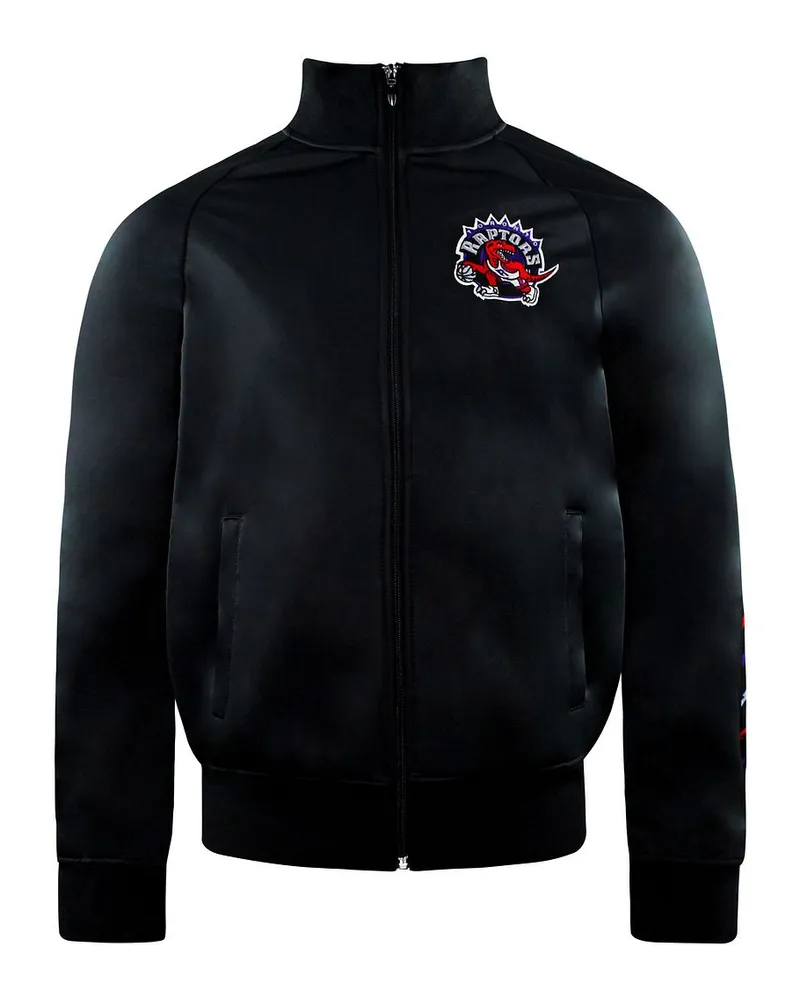 Mitchell & Ness Toronto Raptors Herren Black Track Jacke Schwarz