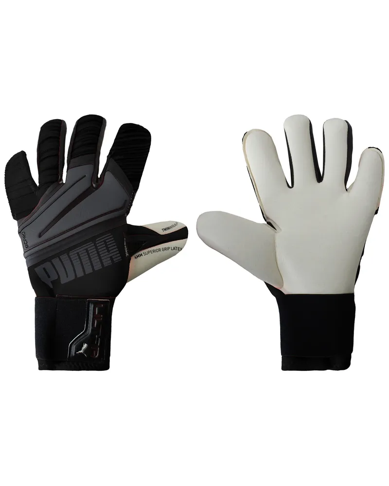 Puma Ultra Grip 1 Hybrid Pro Torwarthandschuhe, Herren - Schwarz/Weiß Schwarz