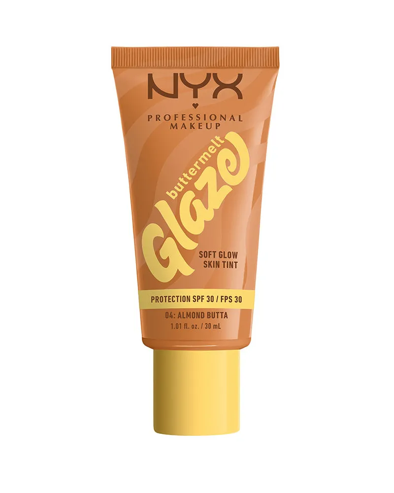 NYX Cosmetics Buttermelt Glaze Getönte Sonnencreme + Lsf 30 #04-mandelbutter 30 ml 
