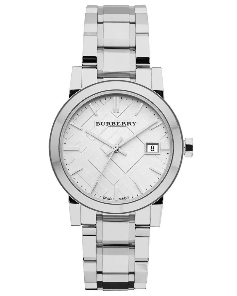 Burberry BU9100 The City Damenuhr Silber
