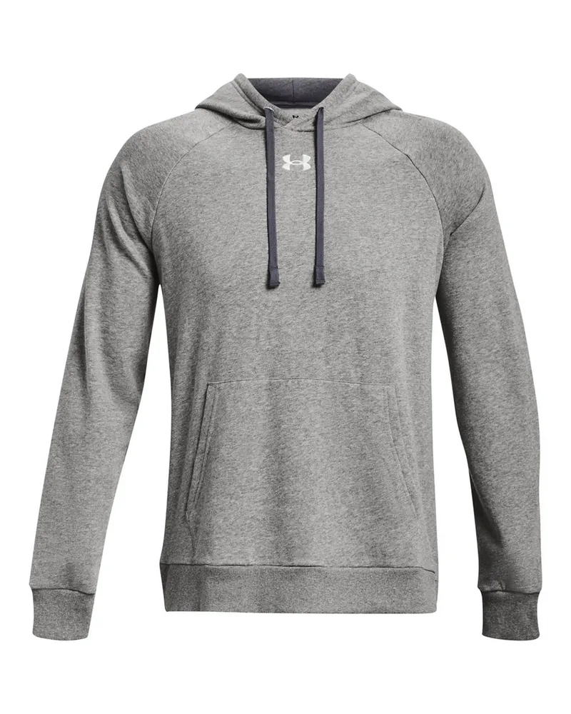 Under Armour Rival" Kapuzenpullover für Herren/Damen Unisex (Burgfelsen/Hell Heide Hellgrau
