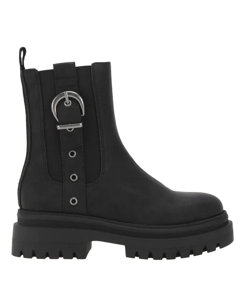 Rocket Dog Damen Stiefeletten "Dekko", Schnalle (Schwarz Schwarz