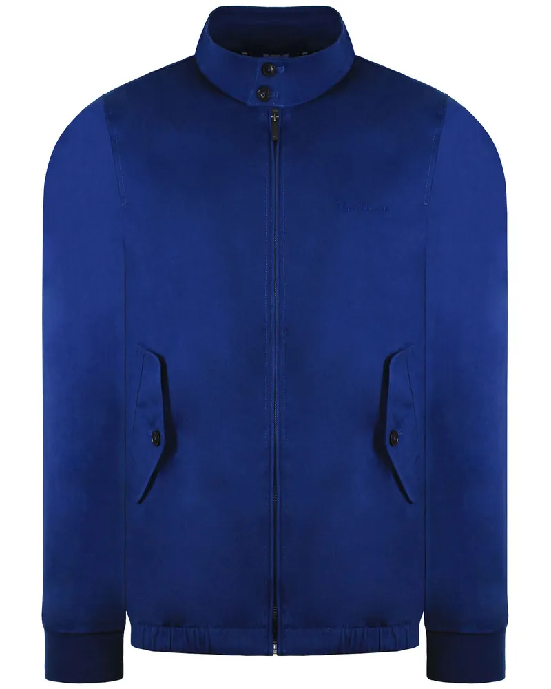 Ben Sherman Signature Herren Harrington-Jacke in Blau Blau