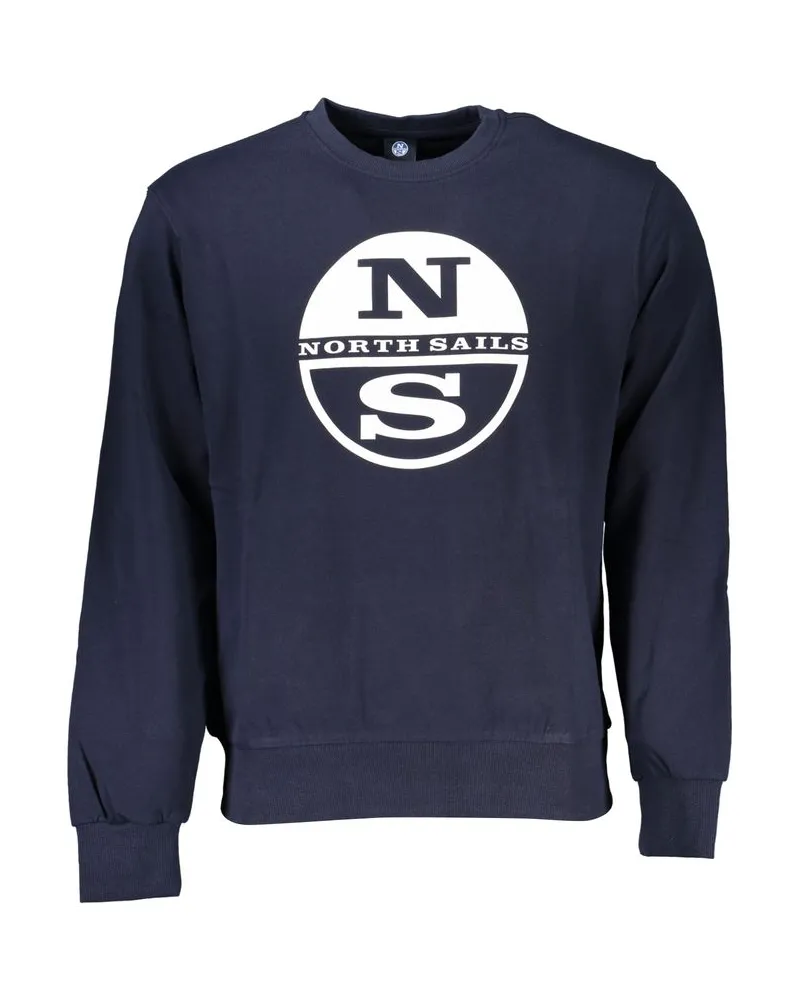 North Sails Rundhals-Sweatshirt mit klassischem Logo - Marineblau Marineblau