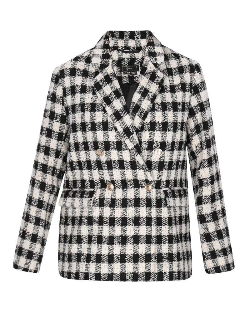 FAINA Jacke Frauen schwarz/offwhite Schwarz