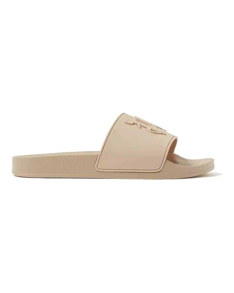 Palm Angels Monogram Pool-Flip-Flops Beige