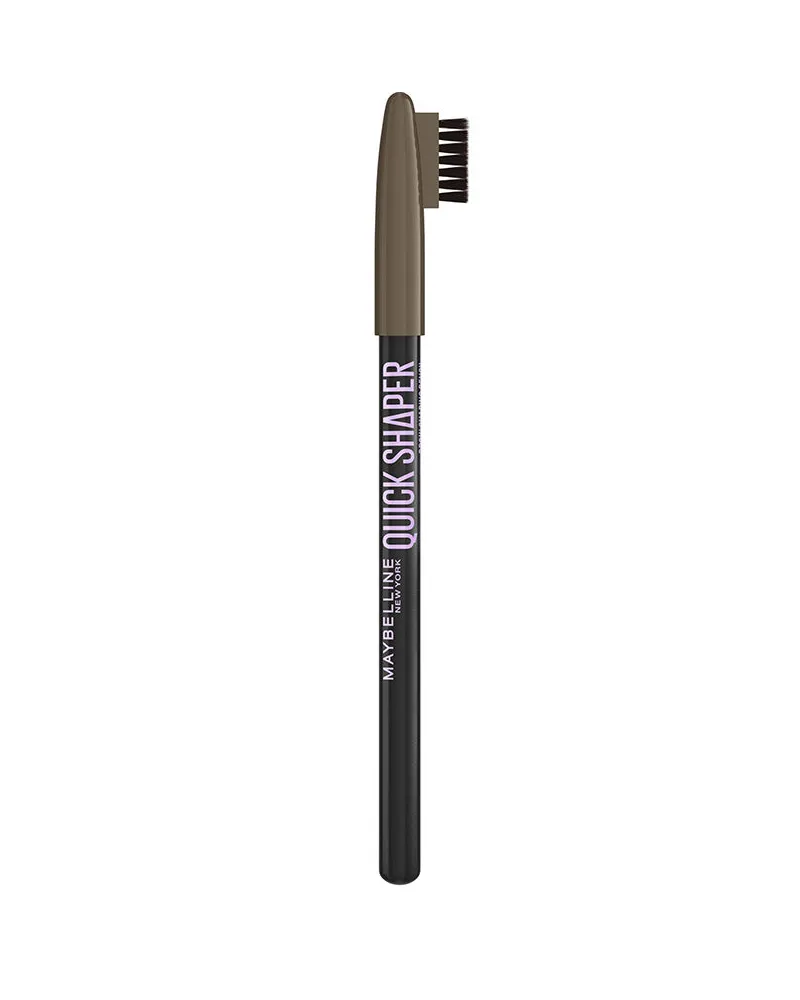 Maybelline Quick Shaper Augenbrauenstift #04 – mittelbraun, 1 Stück - Mittelbraun 