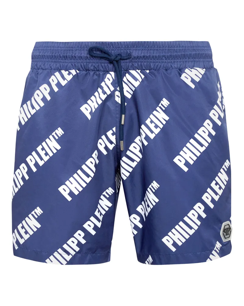 Philipp Plein Badehose Dunkelblau