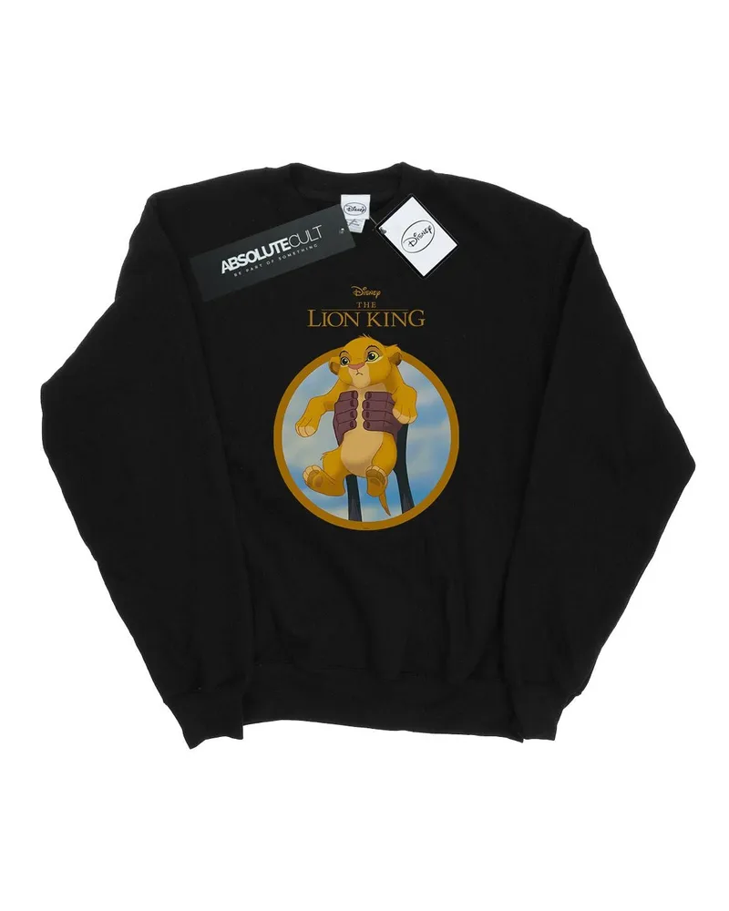 Disney The Lion King Show Simba" Sweatshirt für Damen (Schwarz Schwarz