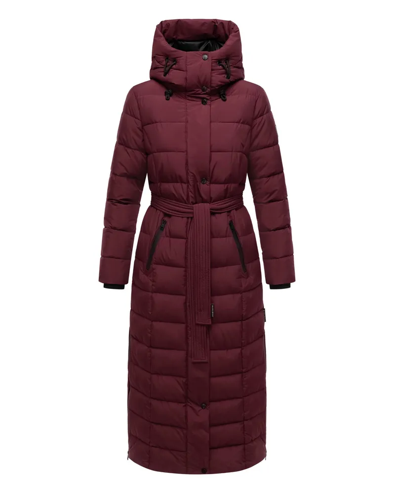 NAVAHOO Damen Winter Steppmantel Das Teil – Elegant & Warm Rot