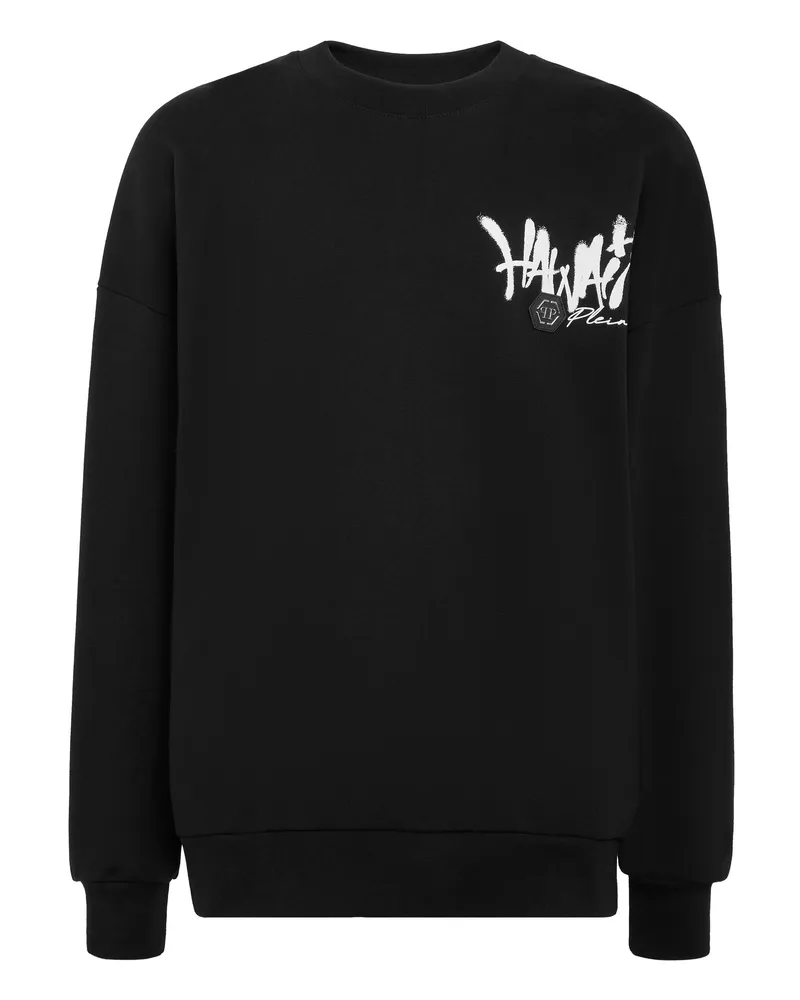 Philipp Plein Sweatshirt Hawaii Schwarz