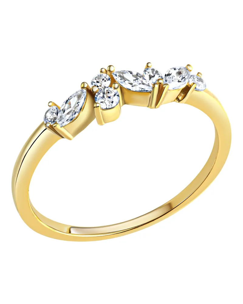 Celesta Ring 375/- Gelbgold mit Zirkonia - Gold Gold